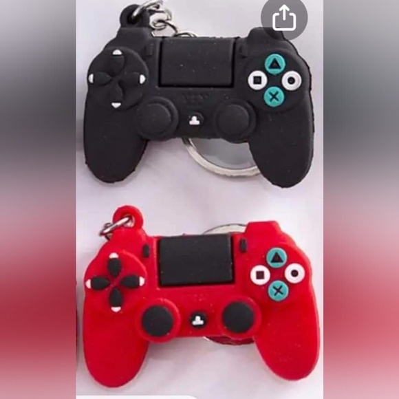 Game Control Rubber 2" x 1.25" Keyring - Picture 1 of 3